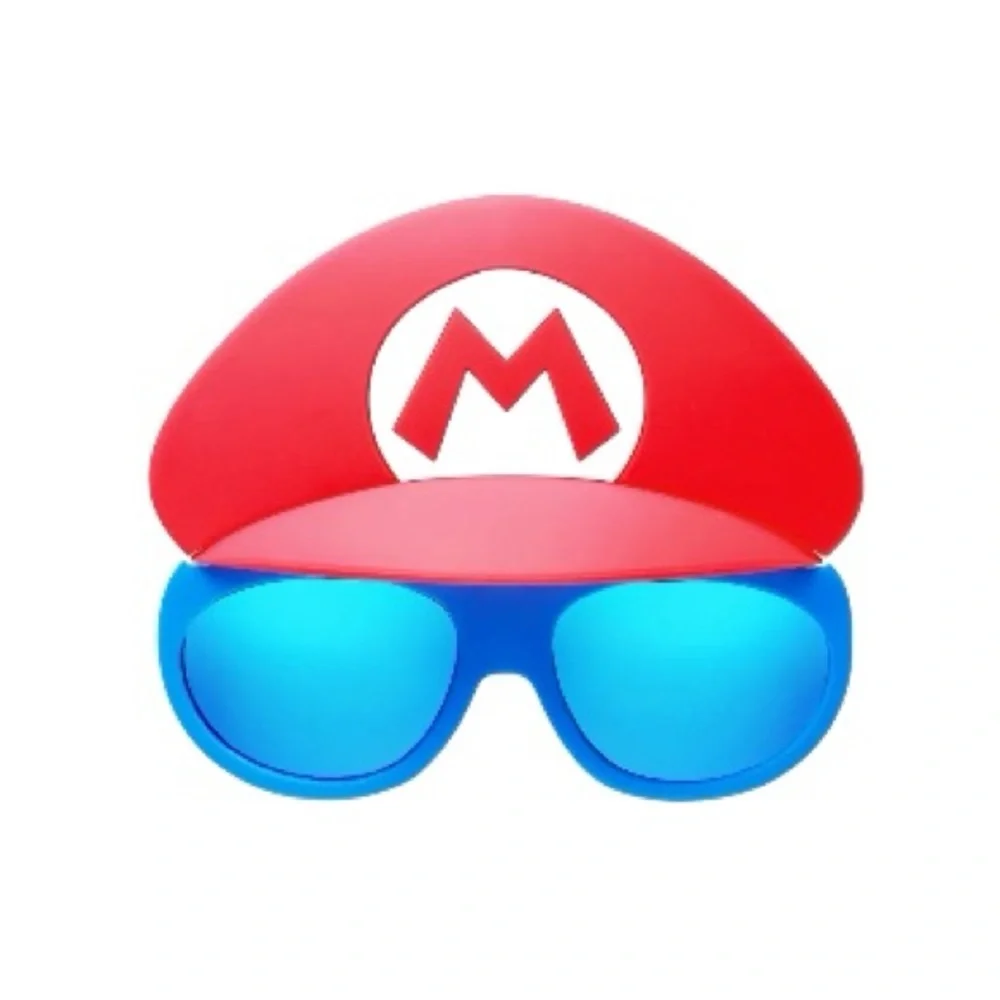 Nintendo Super Mario Red Cap Blue Sunglasses